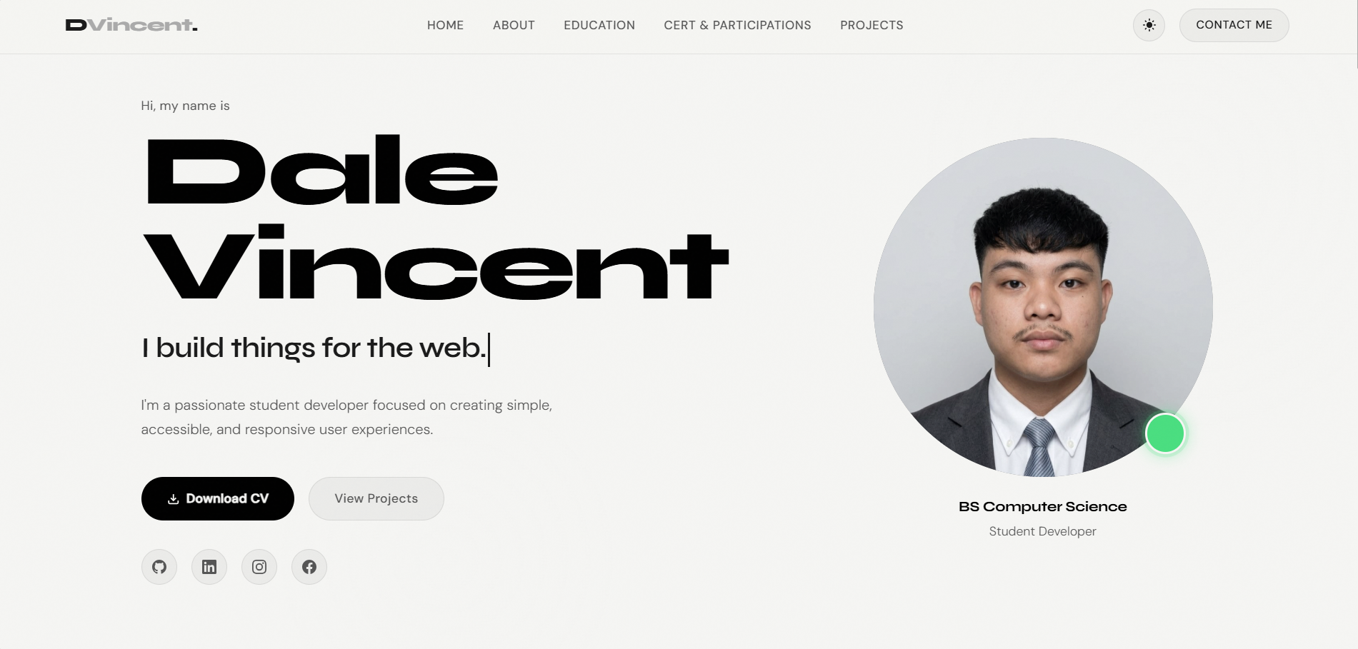 Dale Vincent | Portfolio